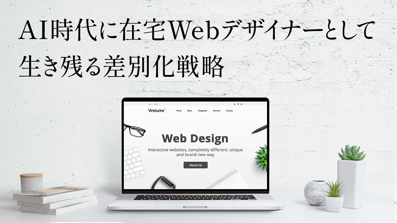AI時代に在宅Webデザイナーとして生き残るリアルな差別化戦略